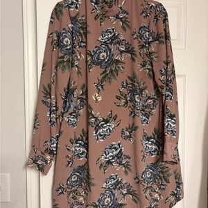 Charlotte Russe Pink and Blue Floral dress